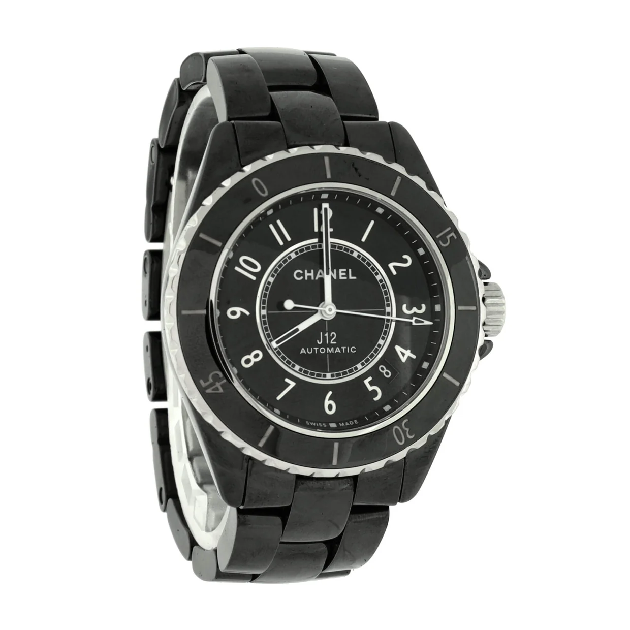 J12 Automatic Watch Ceramic and Stainless Steel 38 - Deep Luxury
