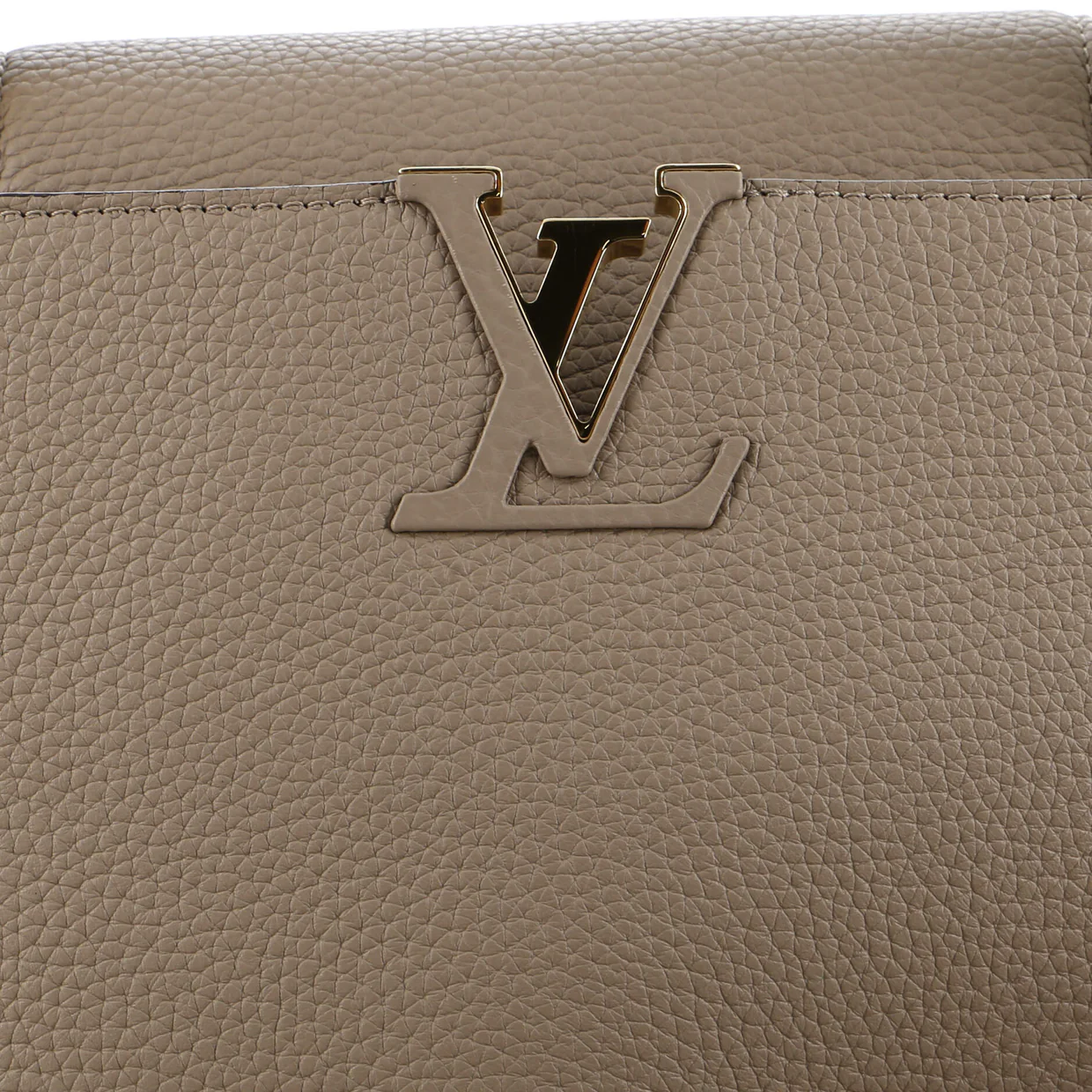 Capucines Bag Leather with Python MM - Deep Luxury