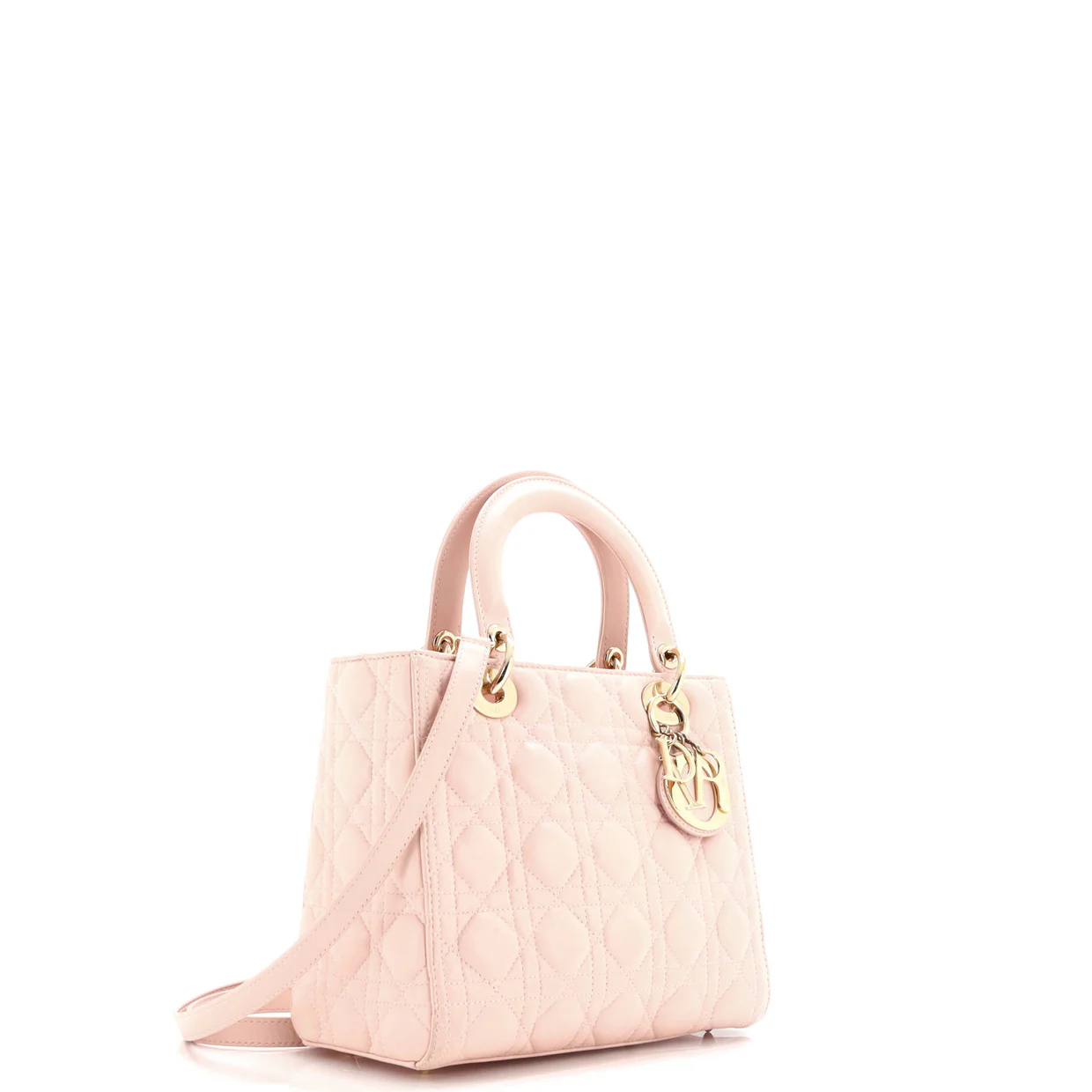 Lady Dior Bag Cannage Quilt Lambskin Medium - Deep Luxury