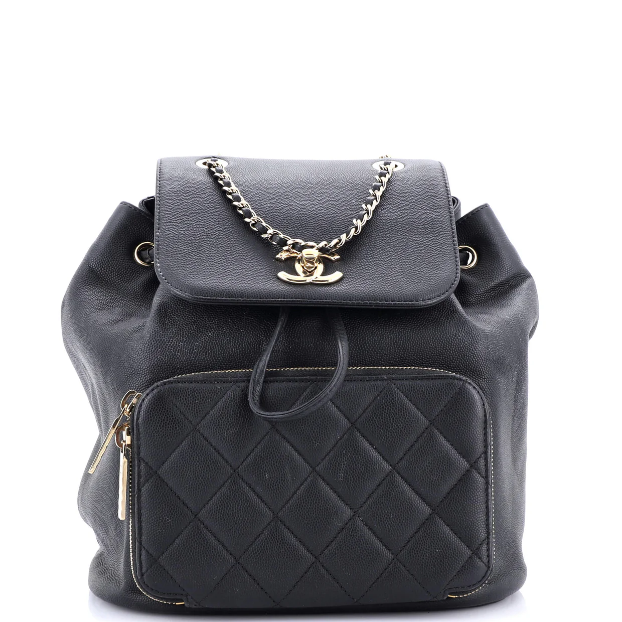 Business Affinity Backpack Caviar Small - Deep Luxury