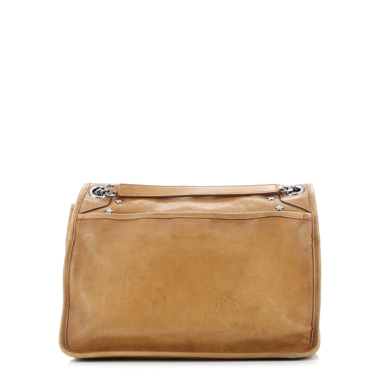 Niki Chain Flap Bag Studded Leather Medium - Deep Luxury