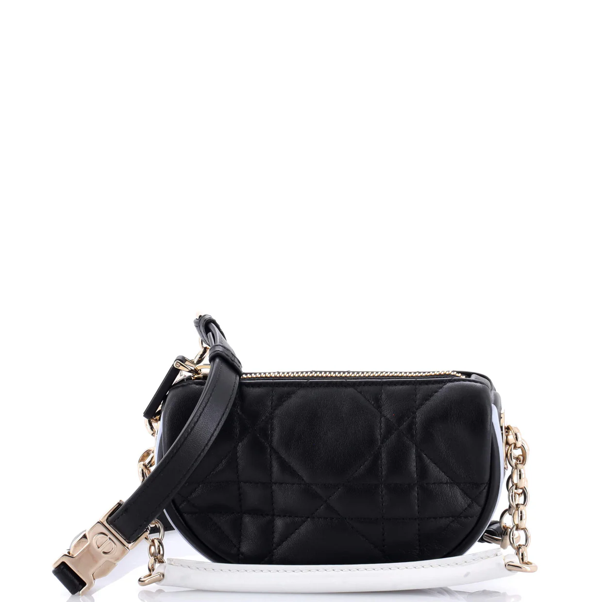 Vibe Hobo Cannage Quilt Lambskin Mini - Deep Luxury