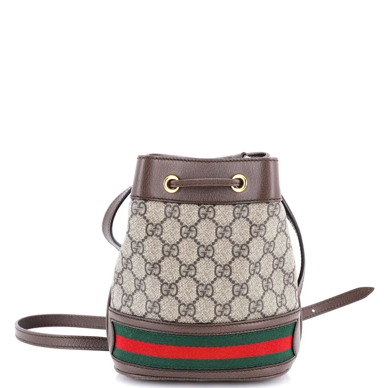 Ophidia Bucket Bag GG Coated Canvas Mini - Deep Luxury