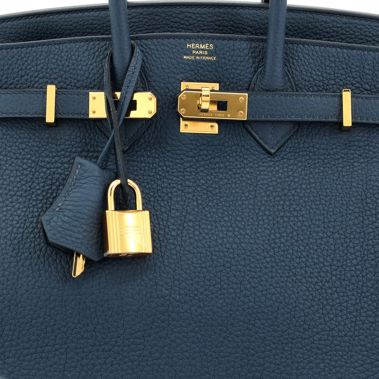 Birkin Handbag Bleu De Prusse Togo with Gold Hardware 25 - Deep Luxury