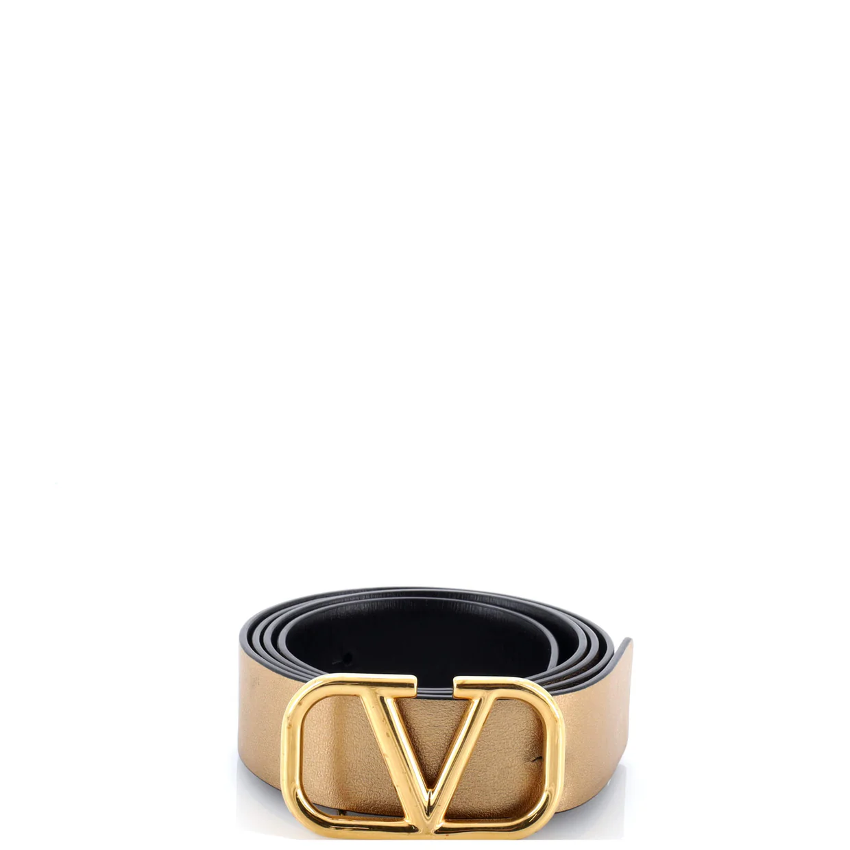 VLogo Reversible Belt Leather Wide - Deep Luxury