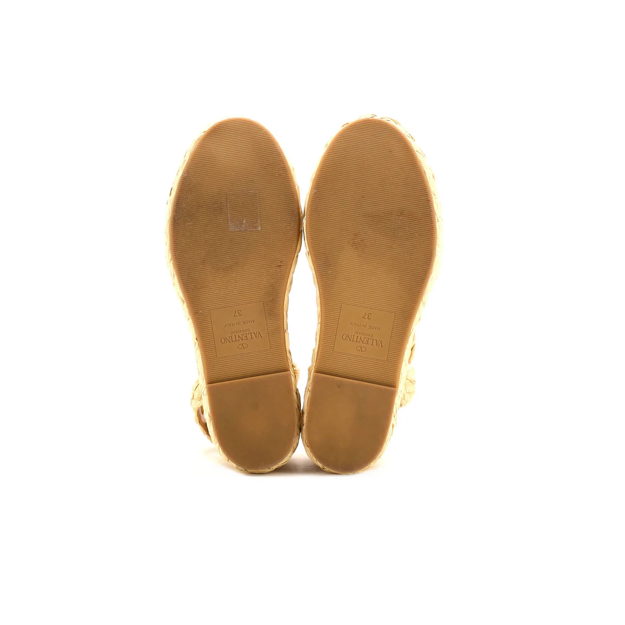 Women's VLogo Wedge Sandals Raffia - Deep Luxury