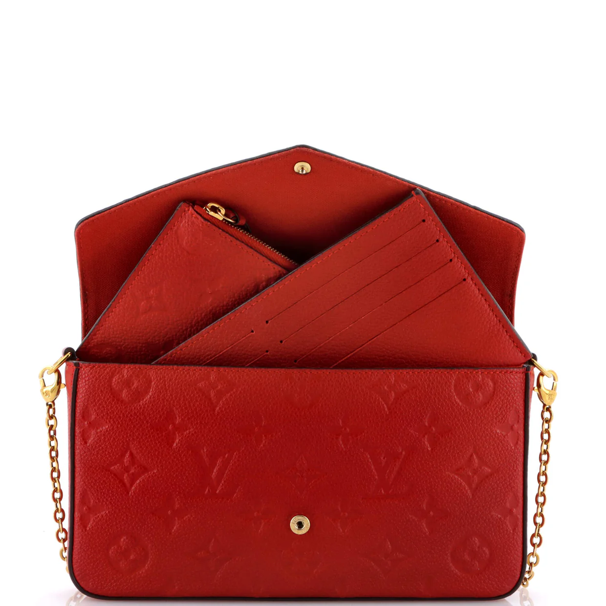 Felicie Pochette Monogram Empreinte Leather - Deep Luxury