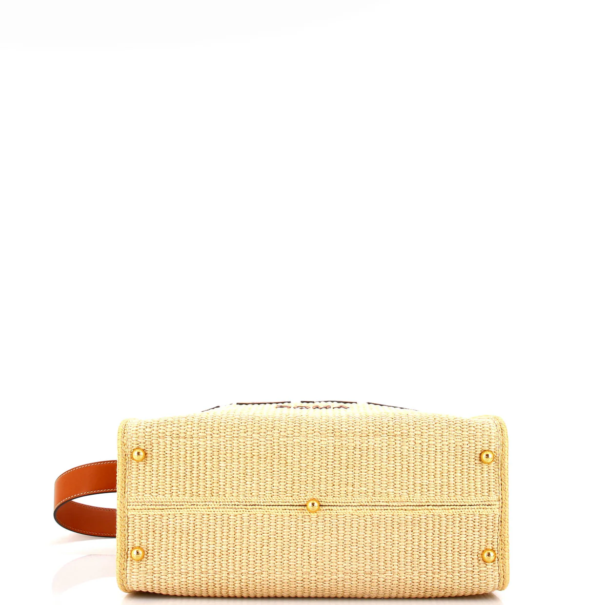 Sunshine Shopper Tote Woven Raffia Medium - Deep Luxury