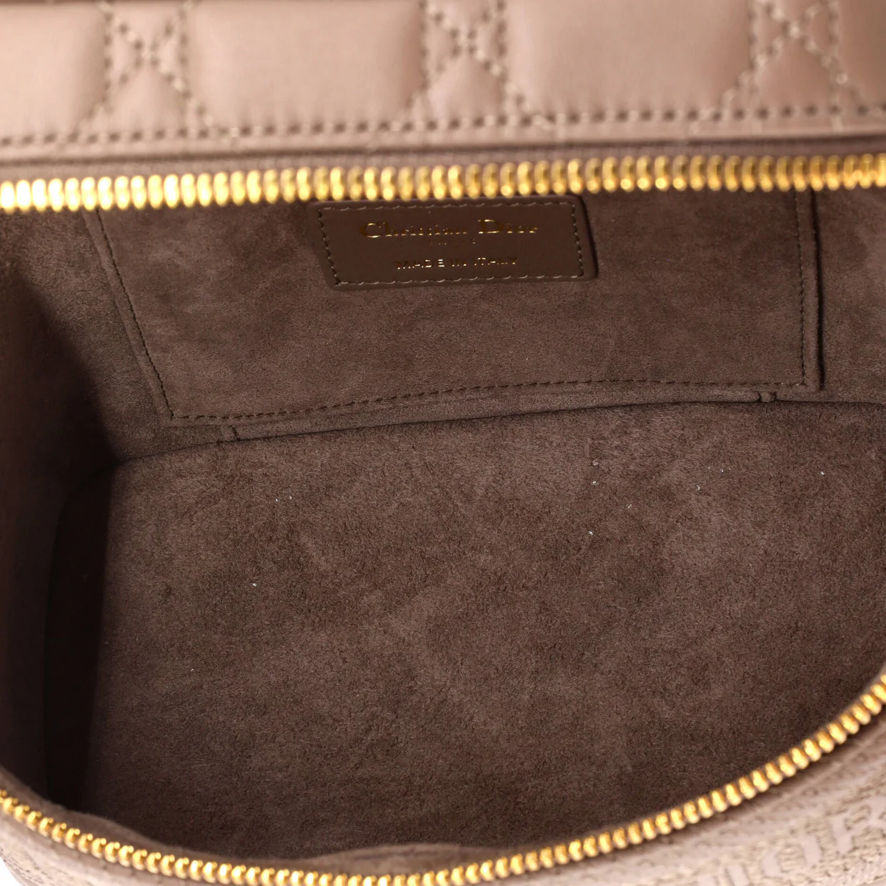 DiorTravel Convertible Vanity Case Cannage Quilt Lambskin Small - Deep Luxury