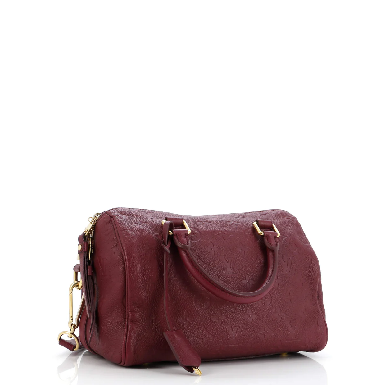 Speedy Bandouliere Bag Monogram Empreinte Leather 25 - Deep Luxury