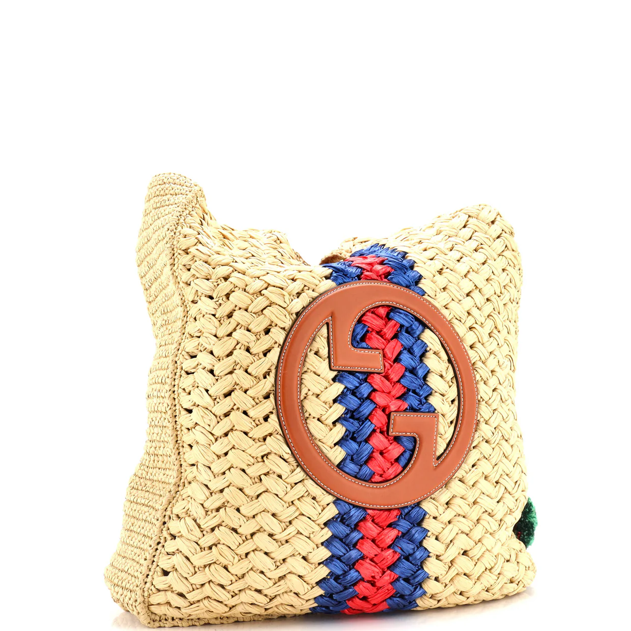 Blondie NM Open Tote Raffia Small - Deep Luxury