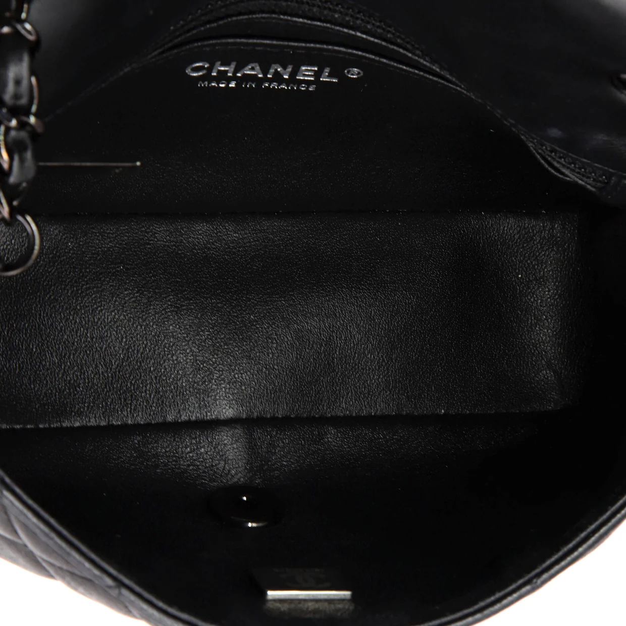 So Black Classic Single Flap Bag Quilted Lambskin Mini - Deep Luxury