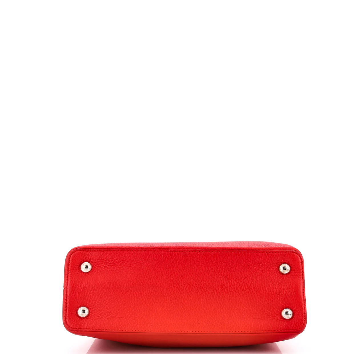 Capucines Bag Leather with Python PM - Deep Luxury