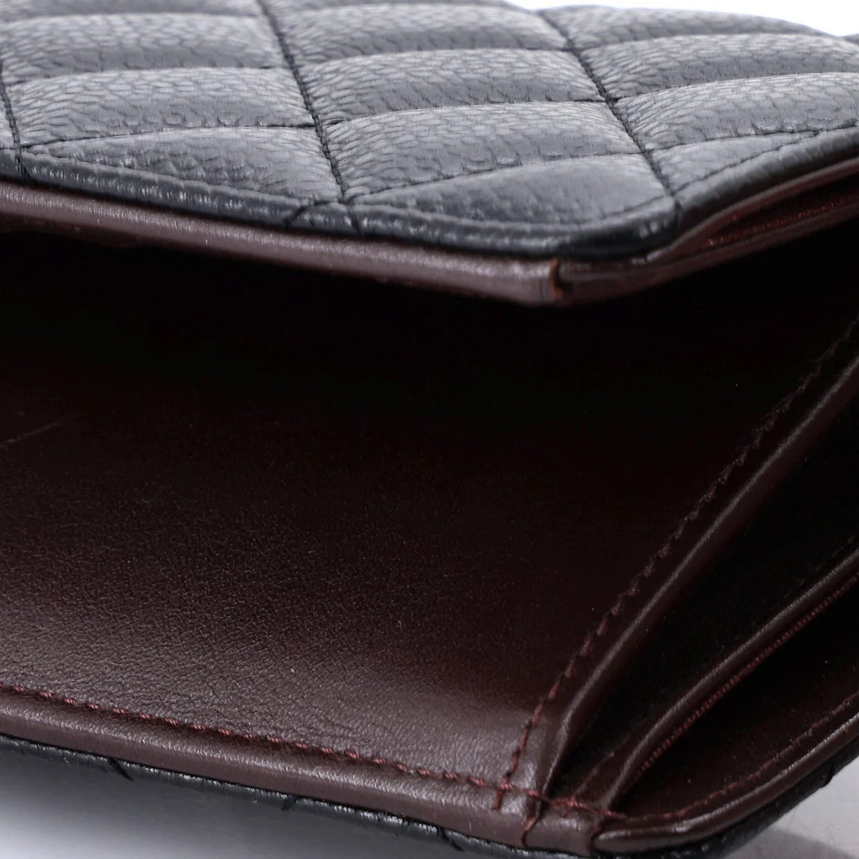 L-Yen Wallet Quilted Caviar - Deep Luxury