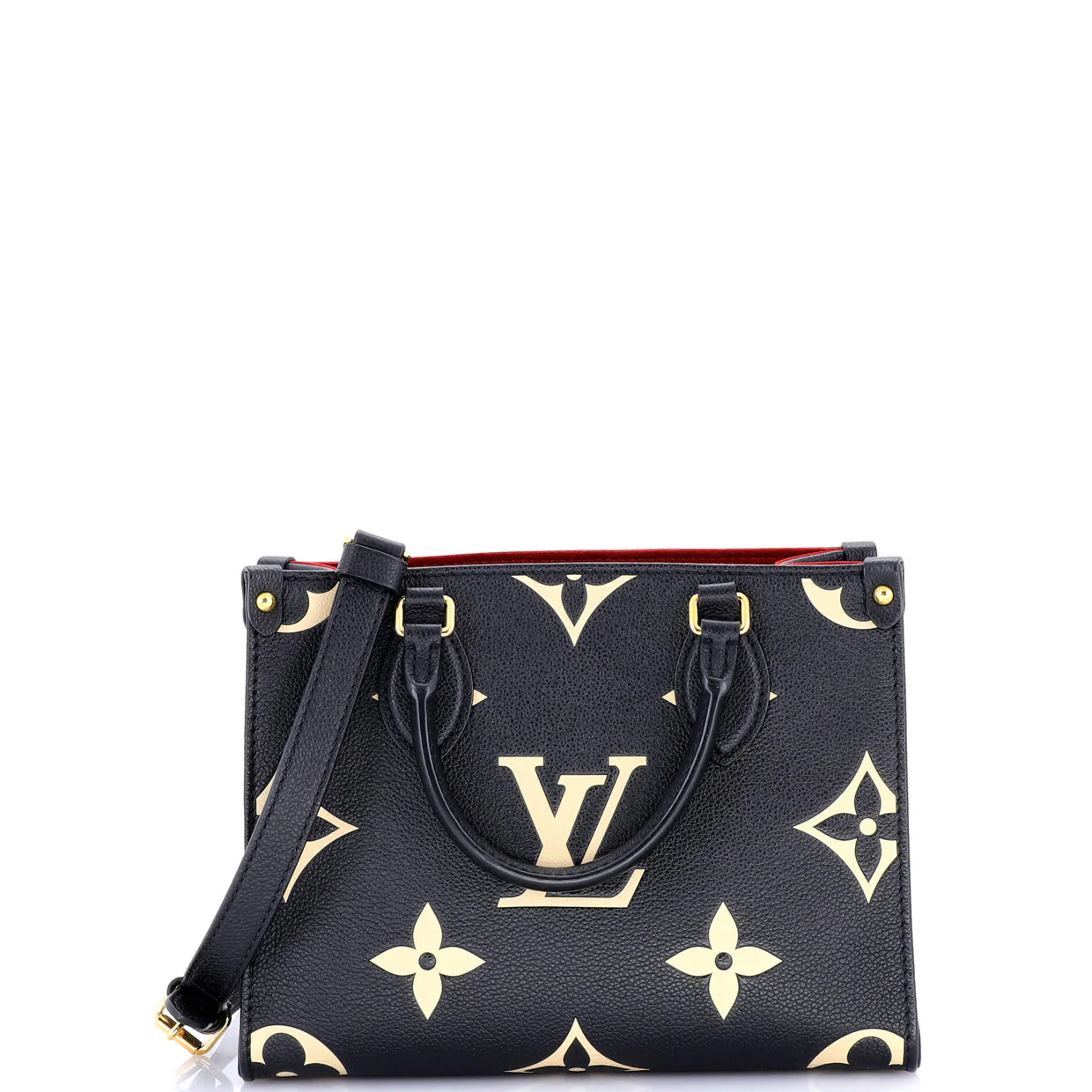 OnTheGo Tote Bicolor Monogram Empreinte Giant PM - Deep Luxury