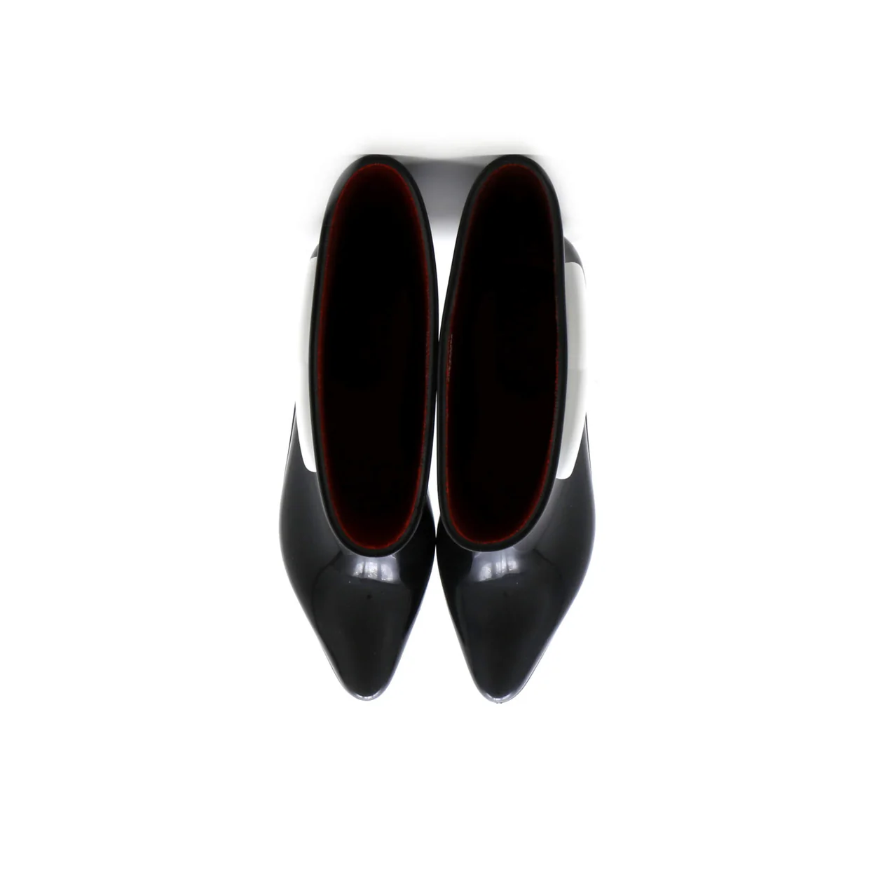 Women's Interlocking G Ankle Rain Boots Rubber - Deep Luxury