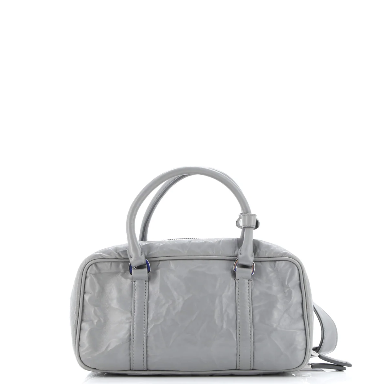 Re-Edition Top Handle Bauletto Bag Nappa Antique Medium - Deep Luxury