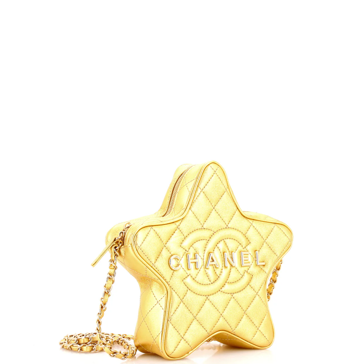 CC Walk of Fame Star Bag Quilted Metallic Lambskin - Deep Luxury