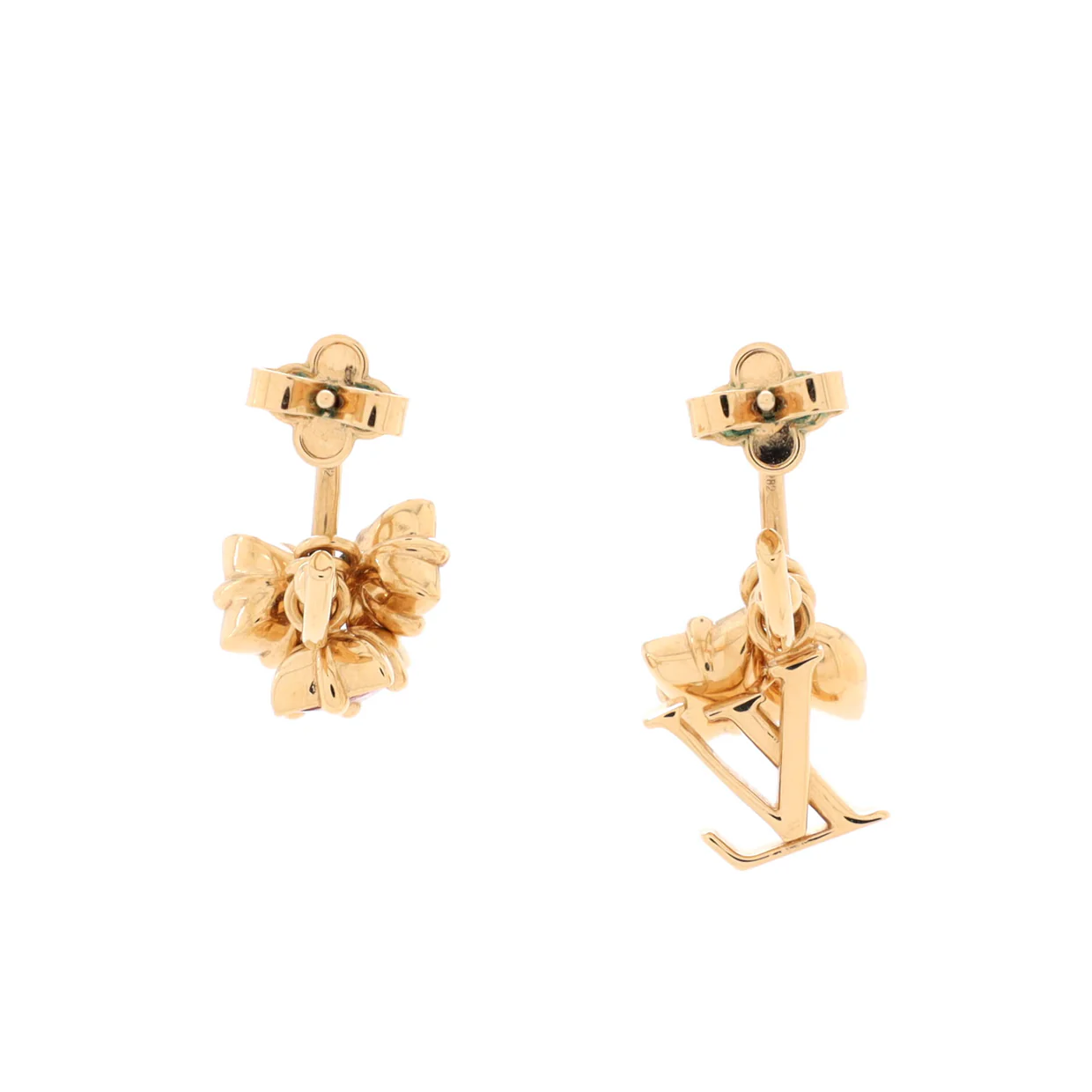 Loulougram Hoop Earrings Metal with Crystals - Deep Luxury