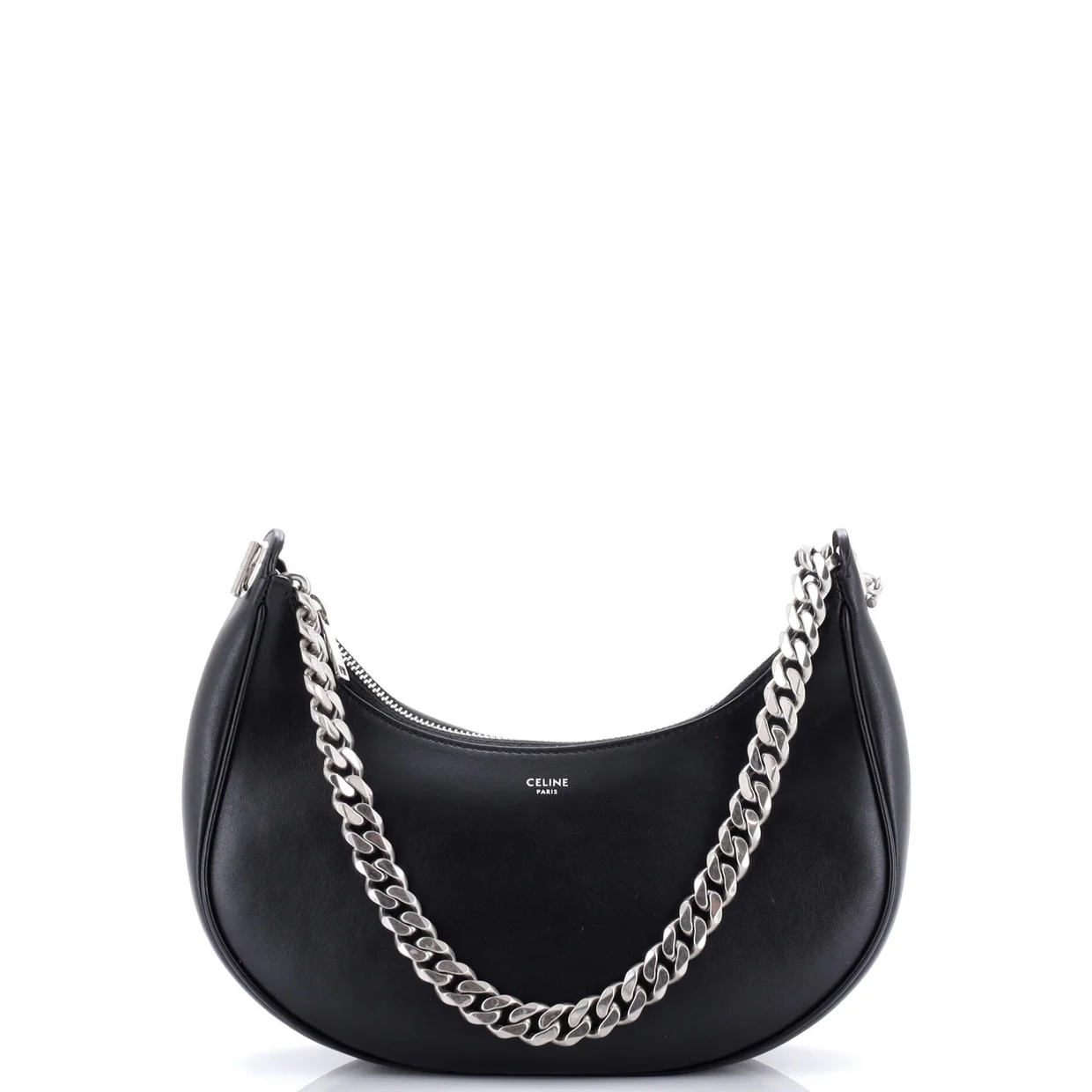 Ava Chain Bag Leather Medium - Deep Luxury