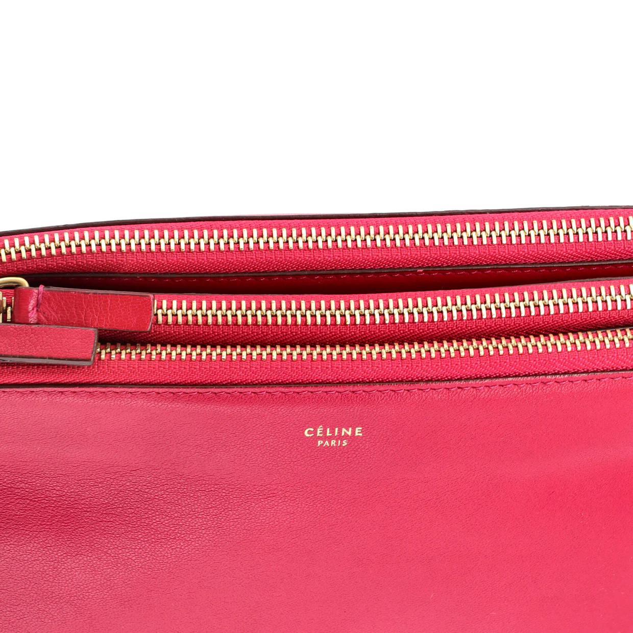 Trio Crossbody Bag Leather Small - Deep Luxury