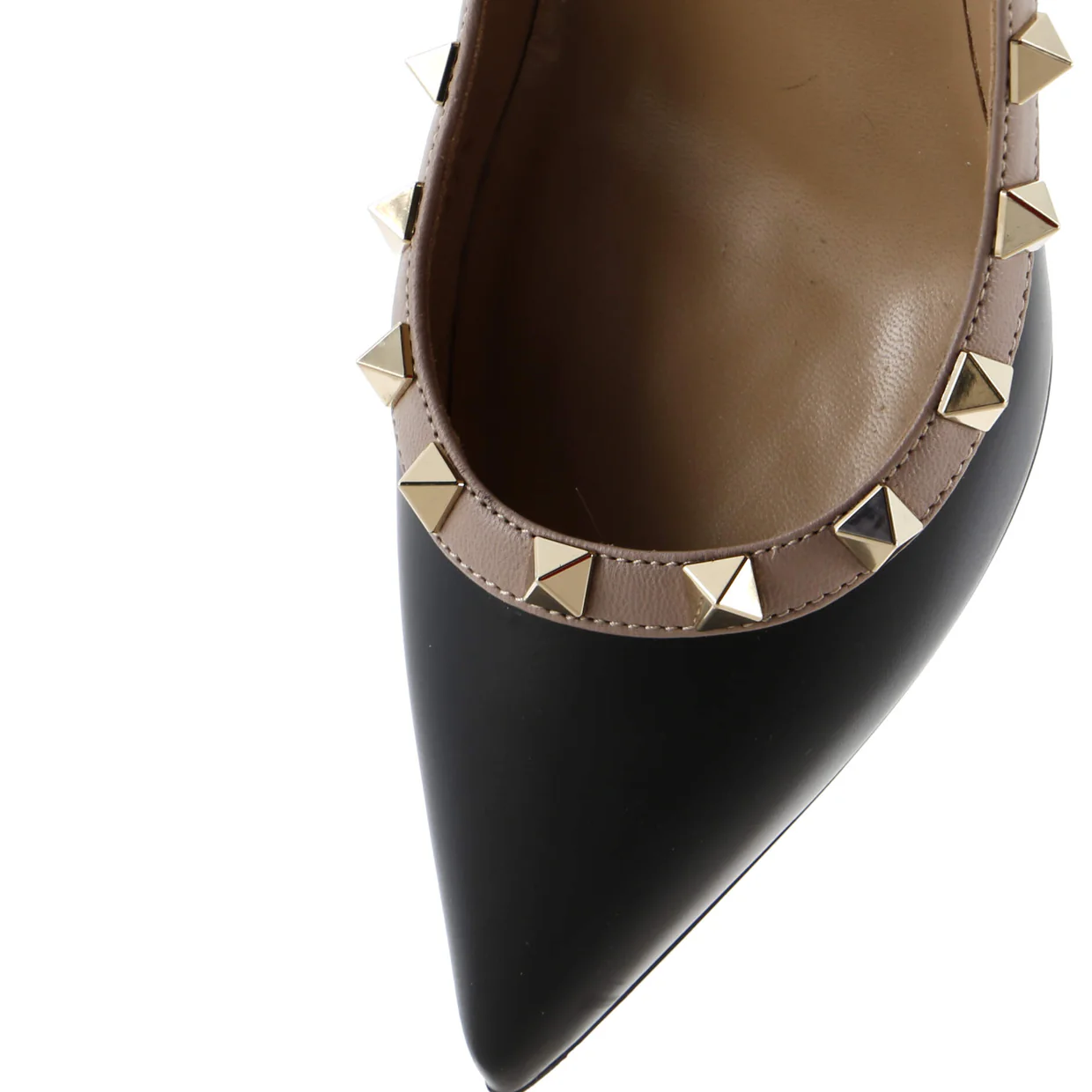 Women's Rockstud Pumps Leather - Deep Luxury