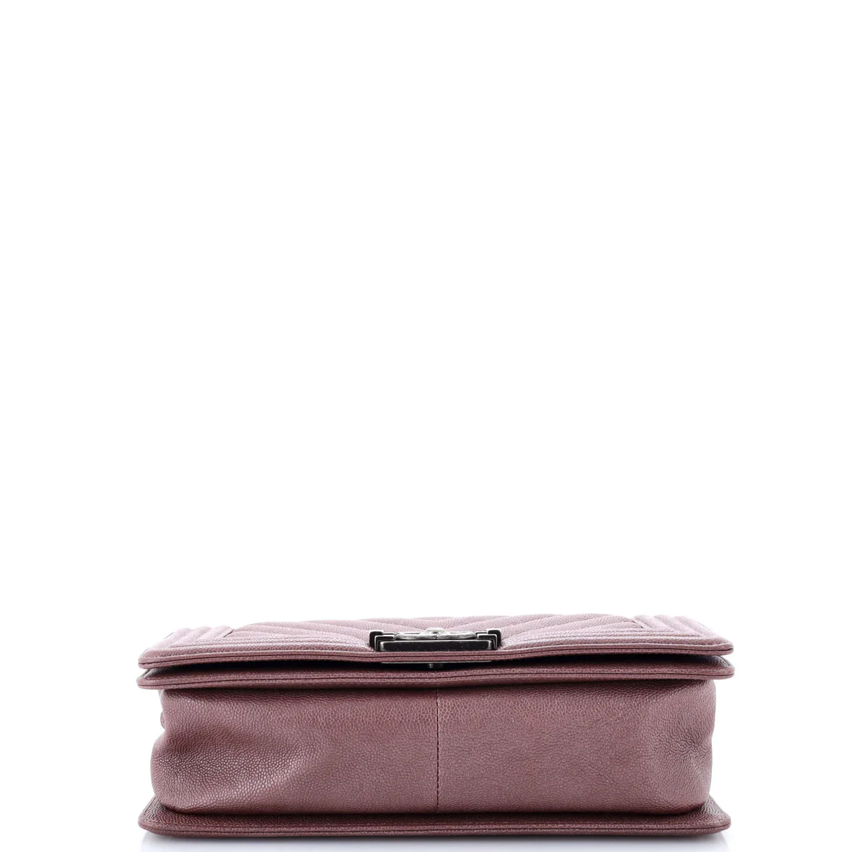 Boy Flap Bag Chevron Caviar Old Medium - Deep Luxury