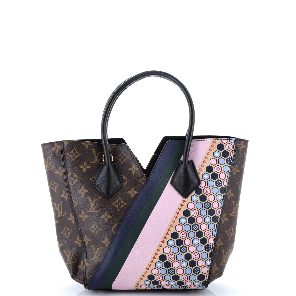 Kimono Handbag Limited Edition Monogram Canvas and Leather MM - Deep Luxury