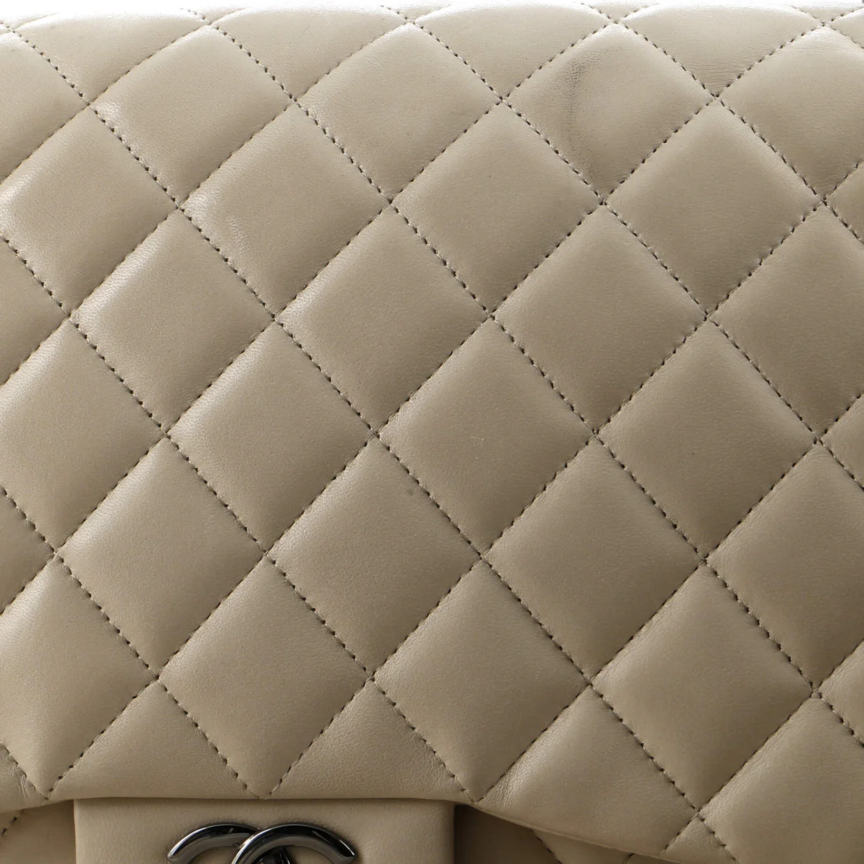 Classic Single Flap Bag Quilted Lambskin Jumbo - Deep Luxury