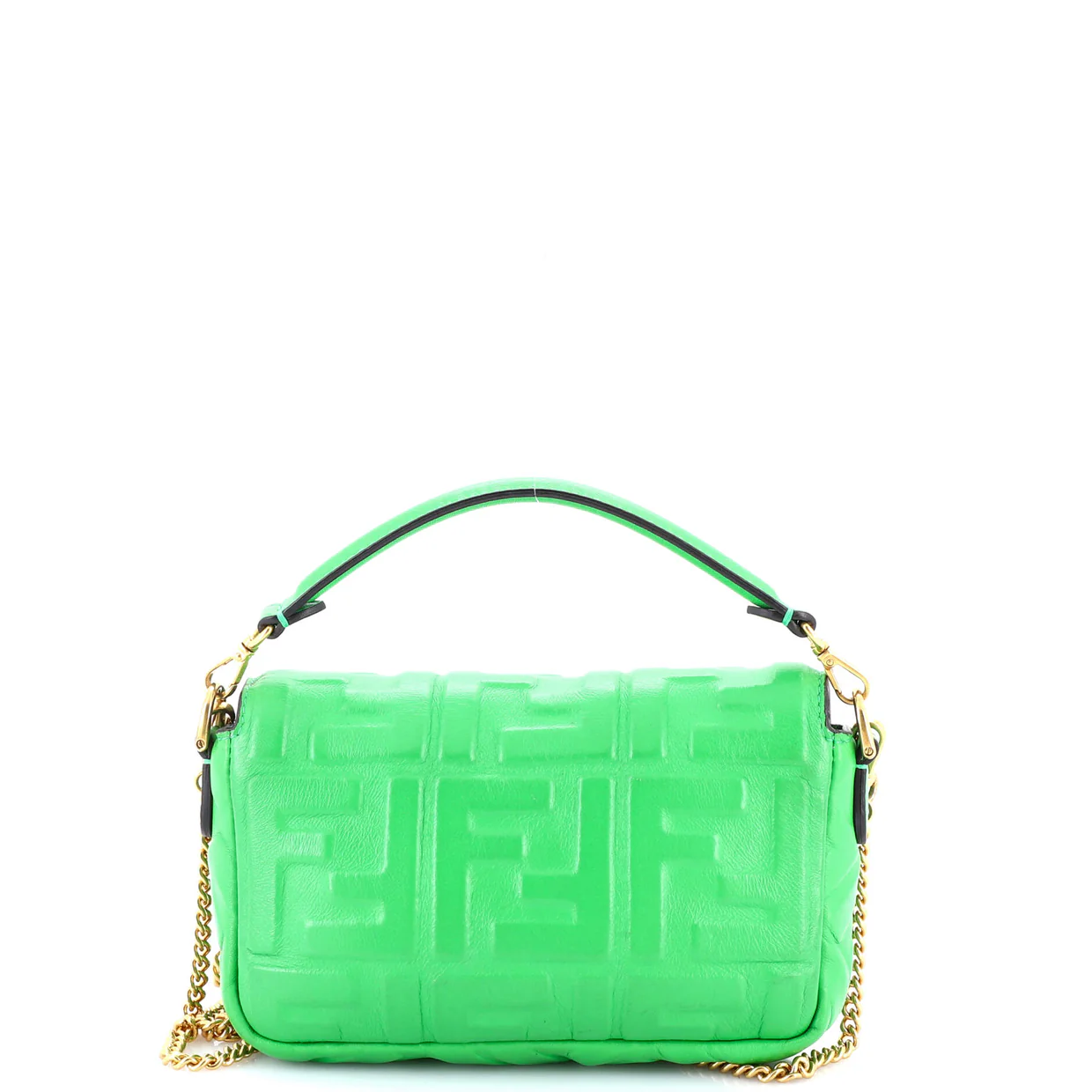 Baguette NM Bag Zucca Embossed Leather Mini - Deep Luxury