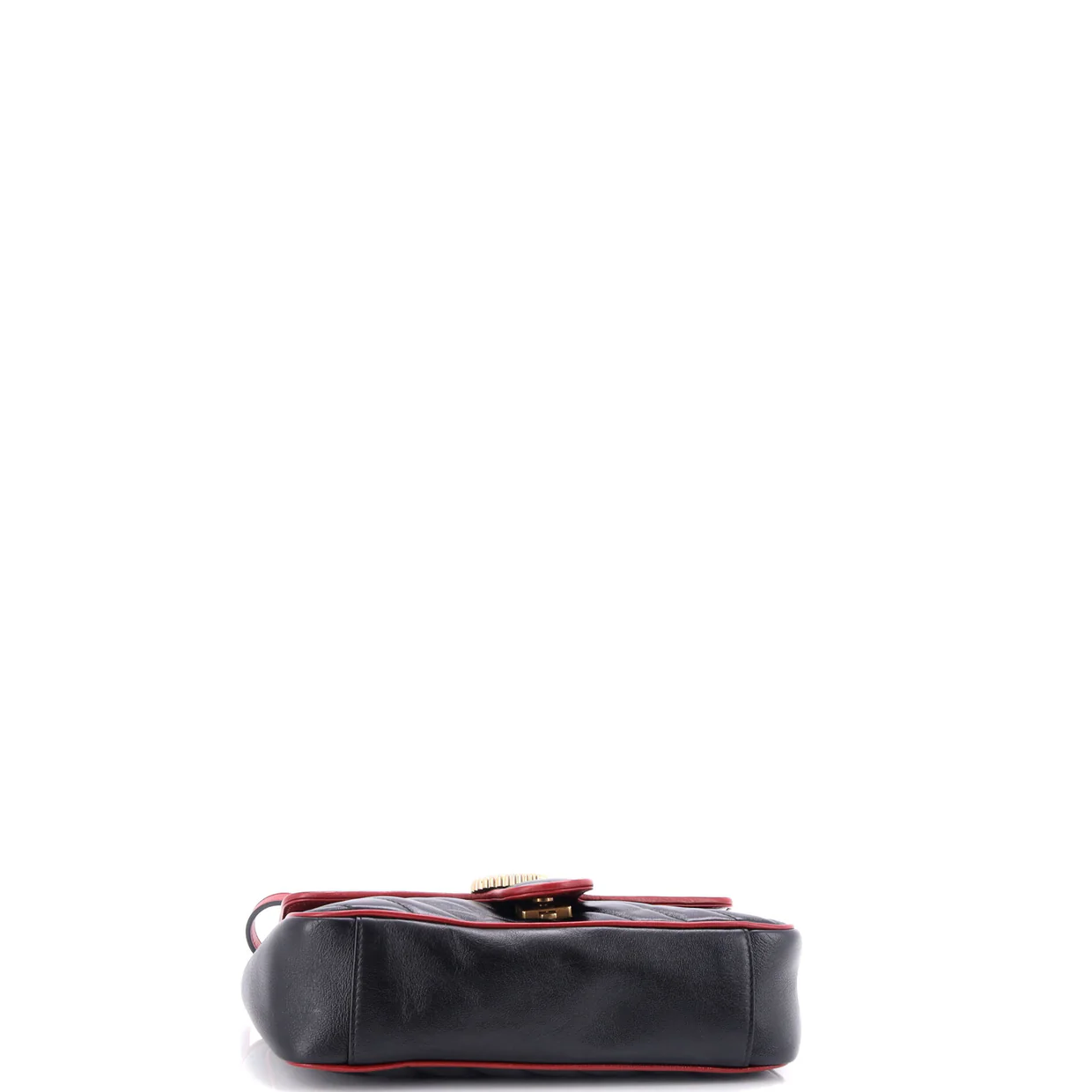 GG Marmont Flap Bag Diagonal Quilted Leather Small - Deep Luxury