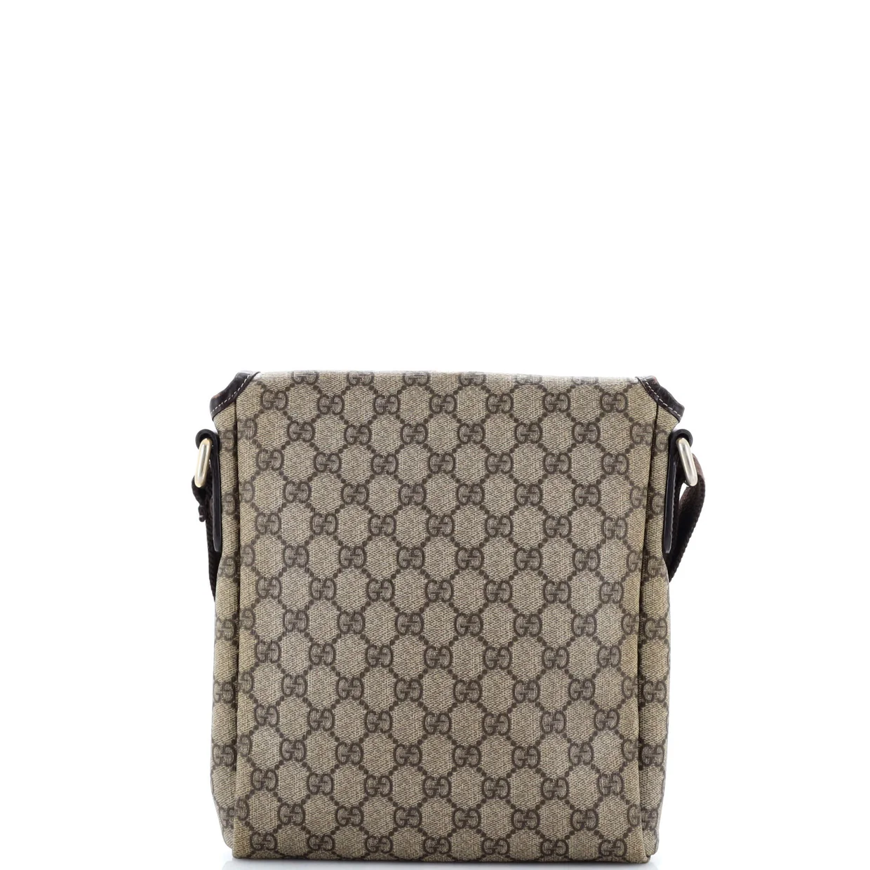 Flap Messenger GG Coated Canvas Small - Deep Luxury