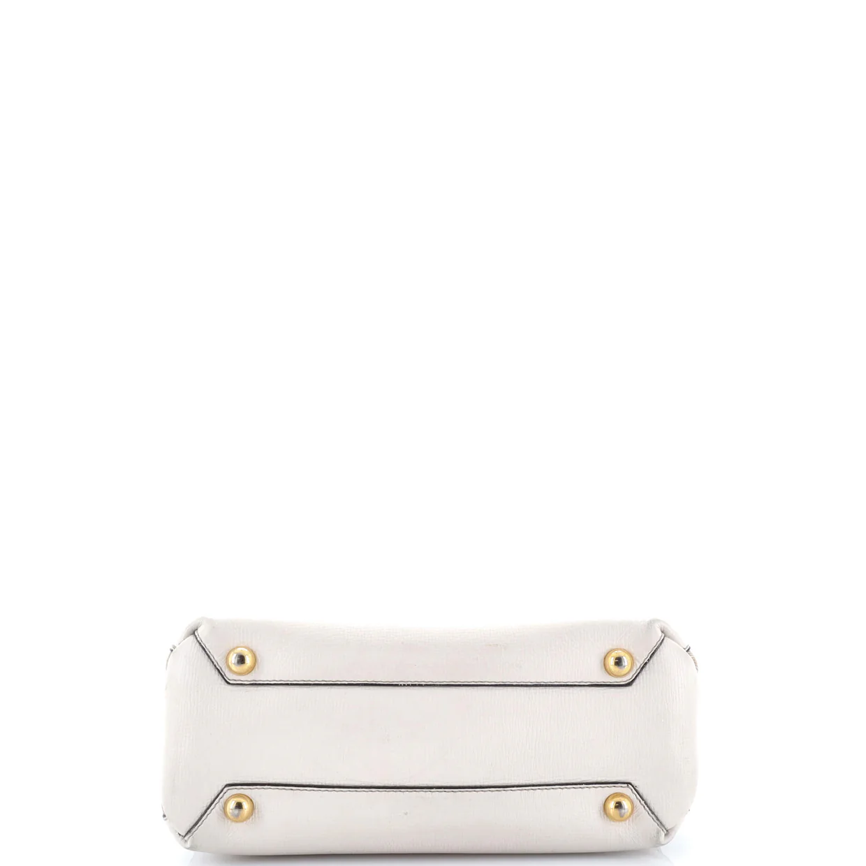 Banner Tote Leather and House Check Canvas Small - Deep Luxury