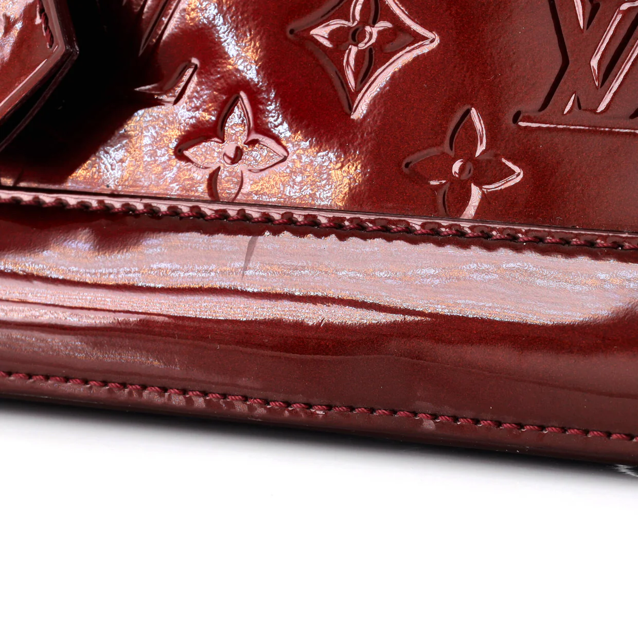 Alma Handbag Monogram Vernis GM - Deep Luxury