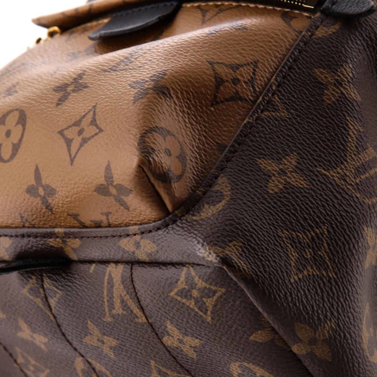 Palm Springs Backpack Reverse Monogram Canvas PM - Deep Luxury