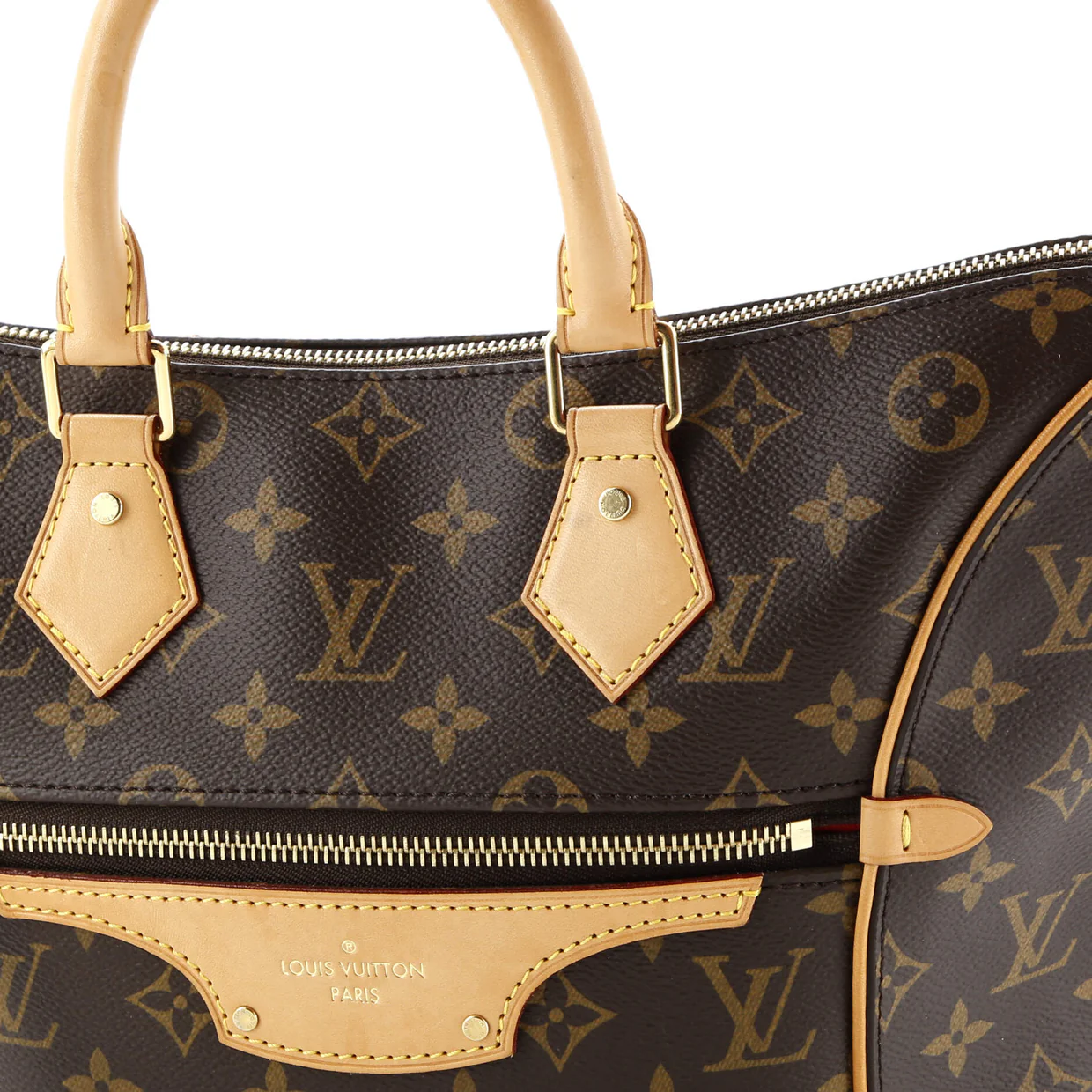 Tournelle Tote Monogram Canvas with Leather PM - Deep Luxury