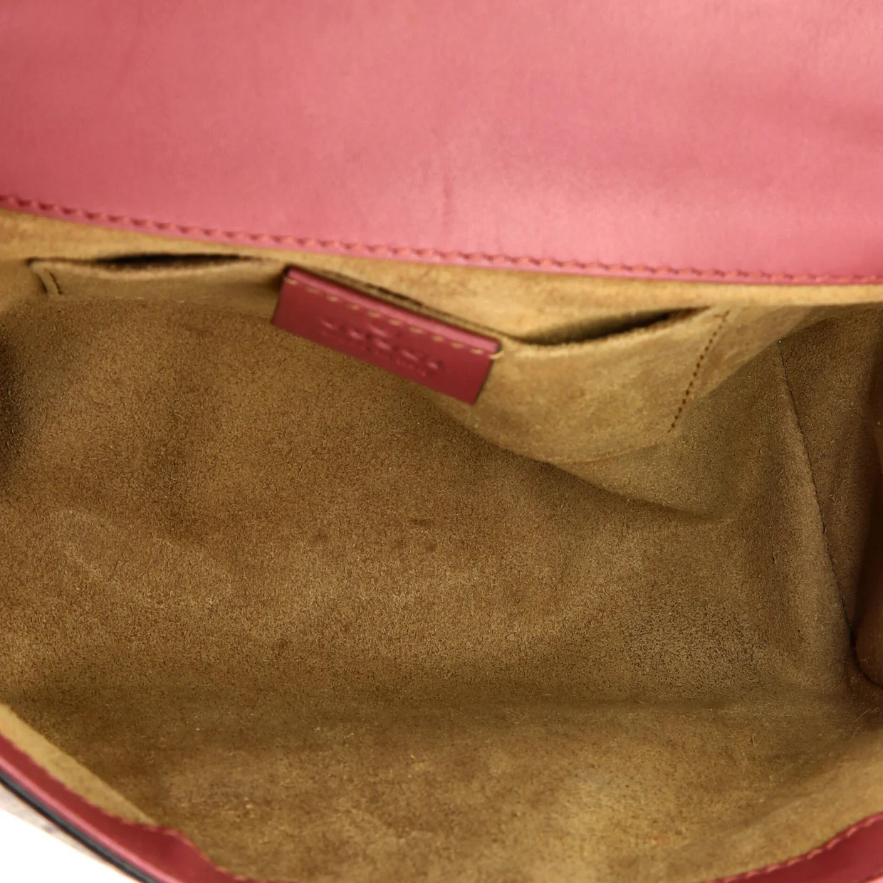 Padlock Shoulder Bag Blooms Print GG Coated Canvas Small - Deep Luxury