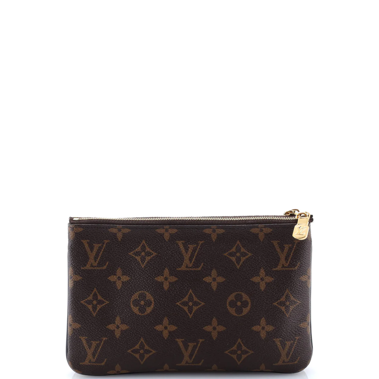 Double Zip Pochette Reverse Monogram Giant - Deep Luxury