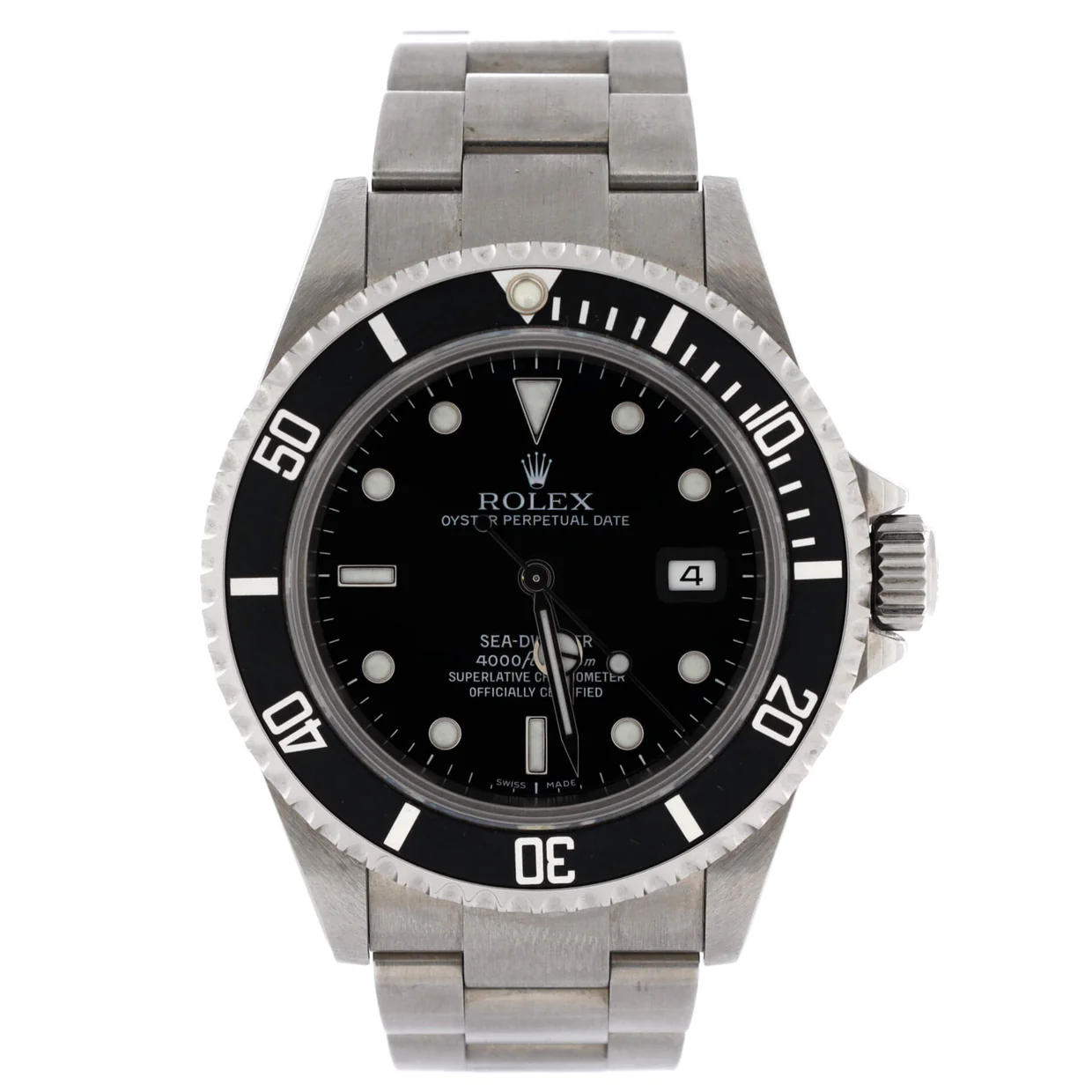 Oyster Perpetual Sea-Dweller Automatic Watch Stainless Steel 40 - Deep Luxury