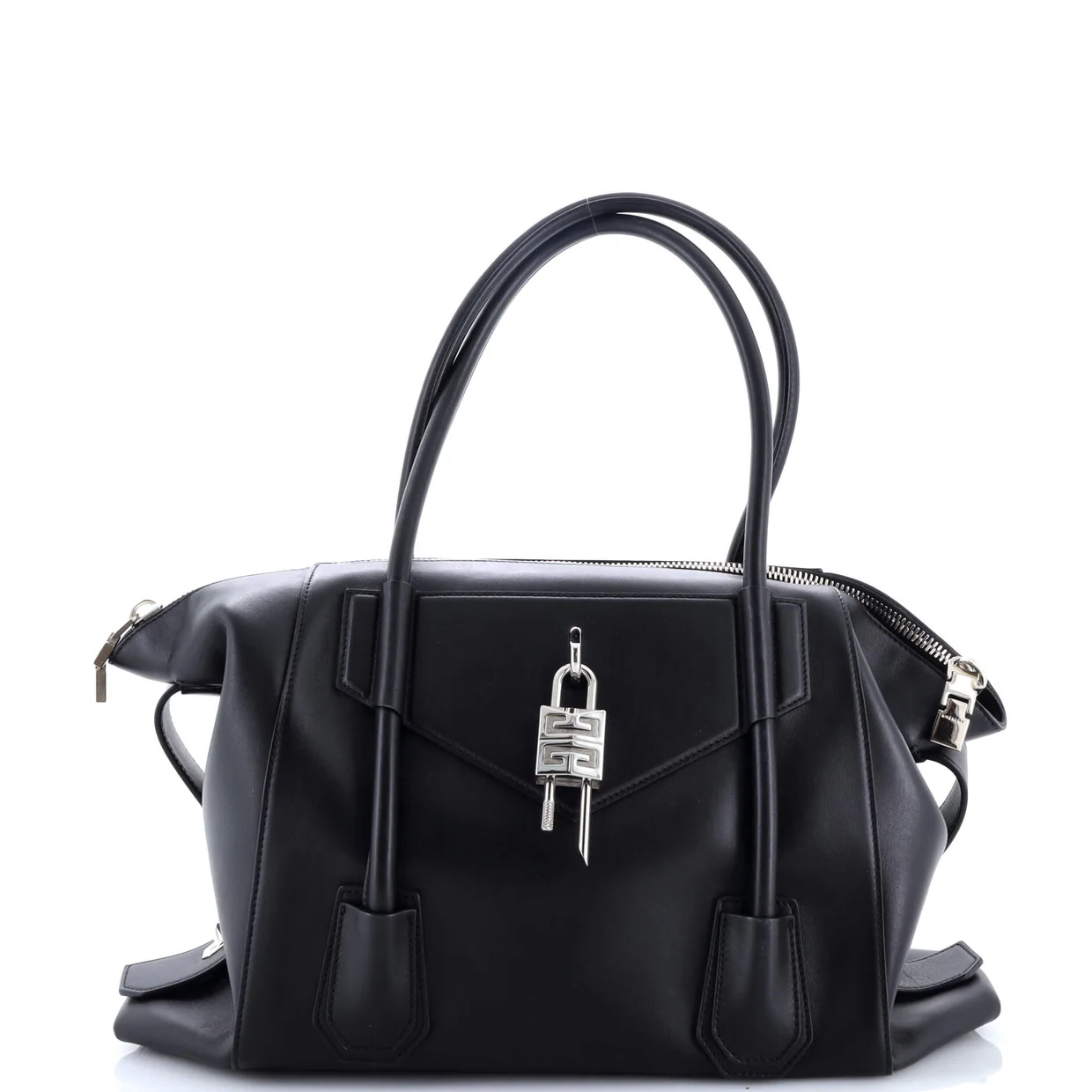 Antigona Soft Lock Bag Leather Medium - Deep Luxury