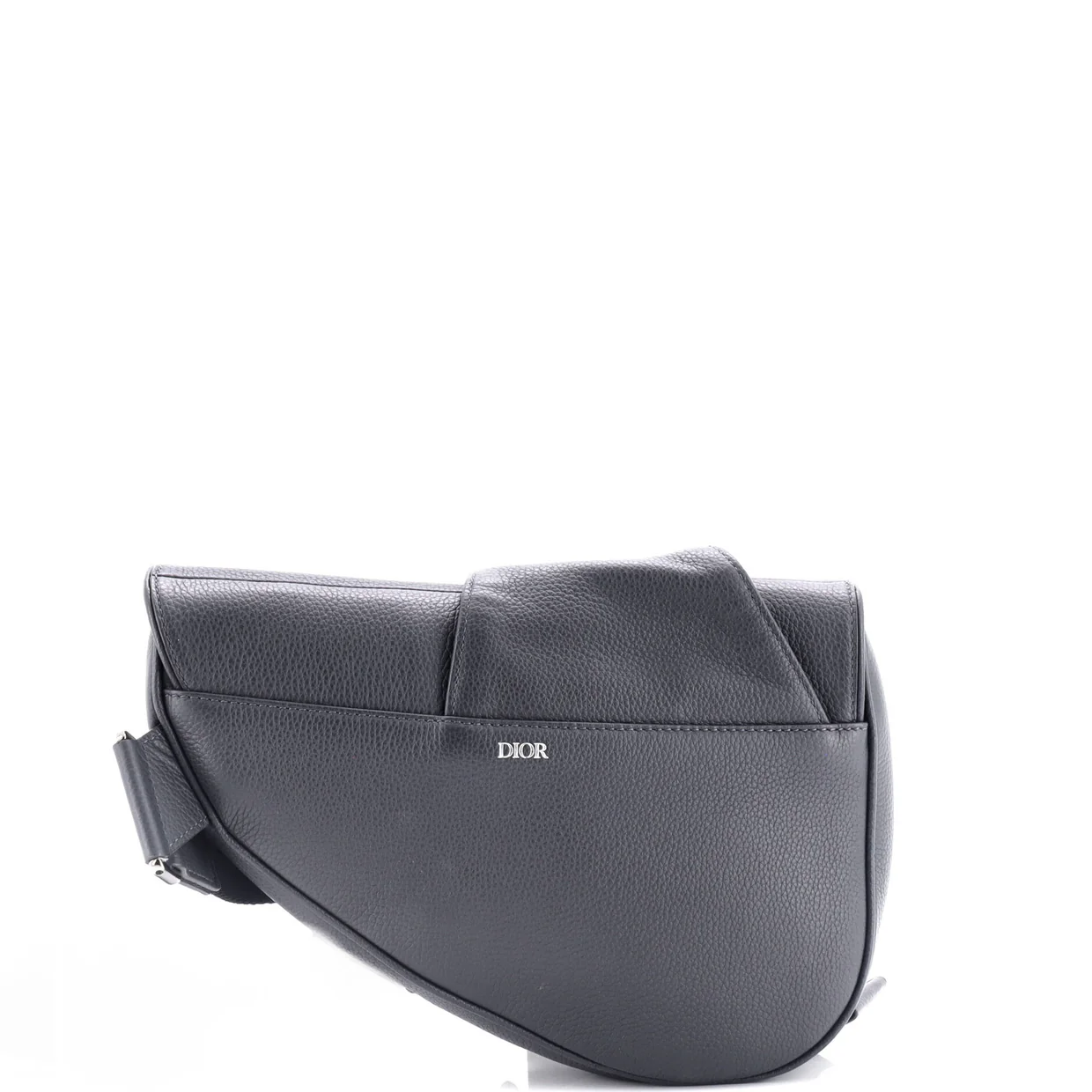 Saddle Crossbody Bag Atelier Signature Printed Leather - Deep Luxury