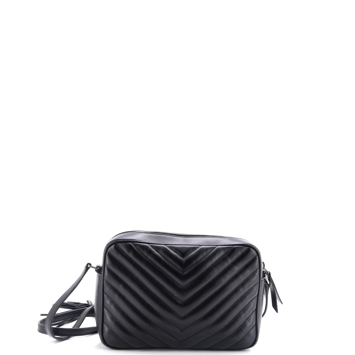 Lou Camera Bag Matelasse Chevron Leather Small - Deep Luxury