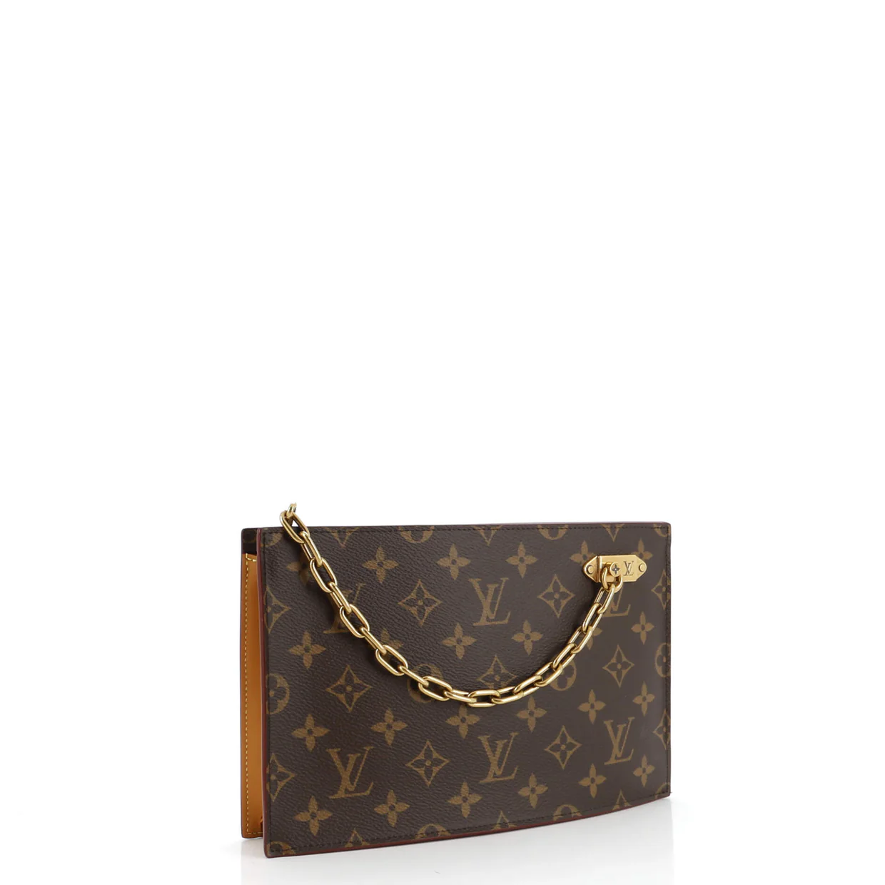 Legacy Chain Clutch Monogram Canvas - Deep Luxury