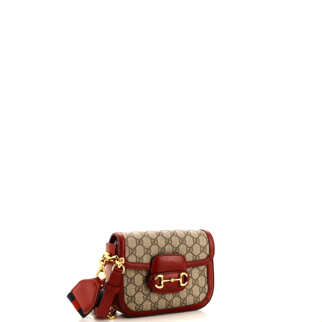 Horsebit 1955 Shoulder Bag GG Coated Canvas Mini - Deep Luxury