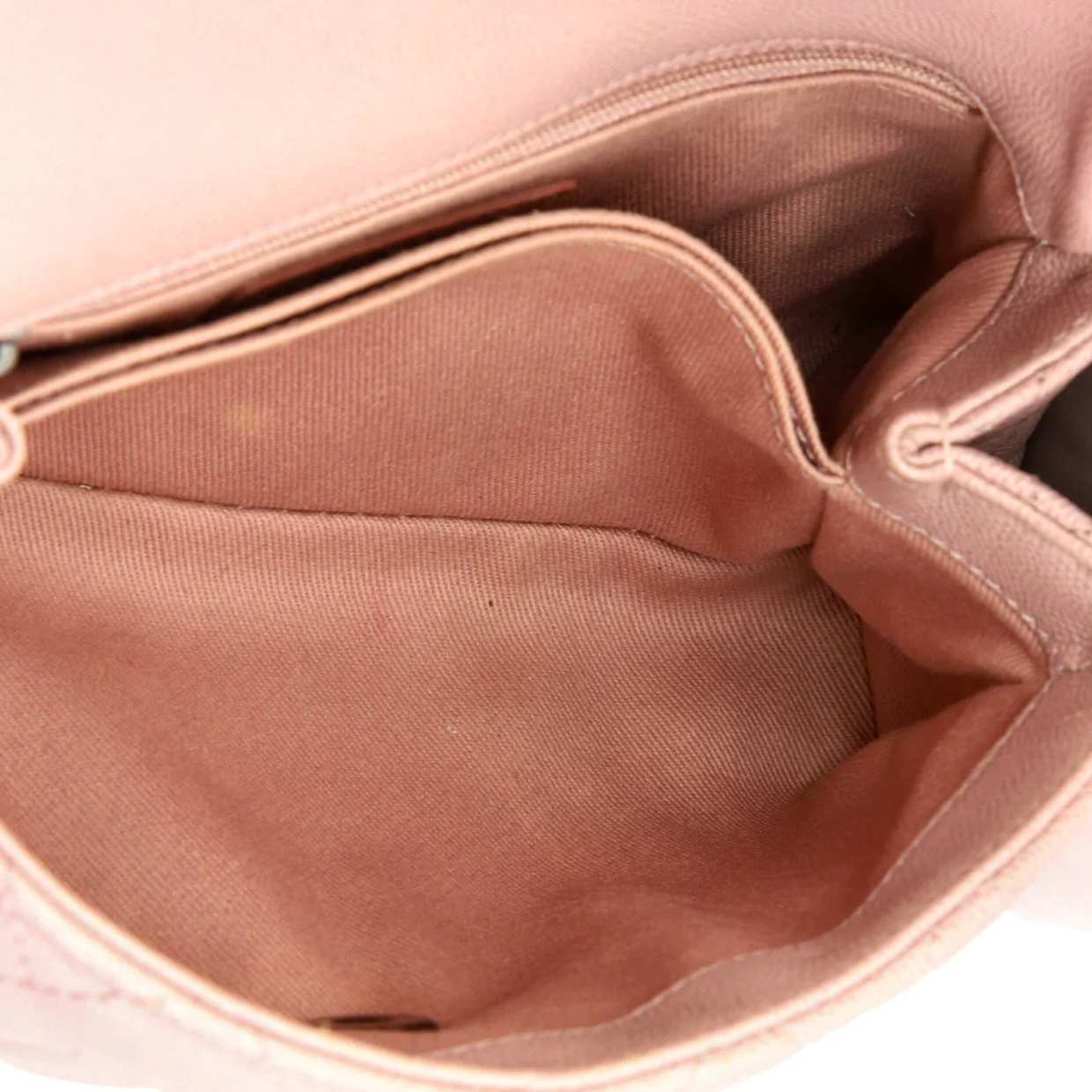 Coco Top Handle Bag Quilted Caviar Mini - Deep Luxury