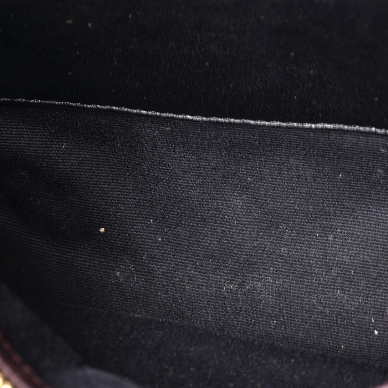 Loulou Shoulder Bag Matelasse Chevron Velvet Small - Deep Luxury