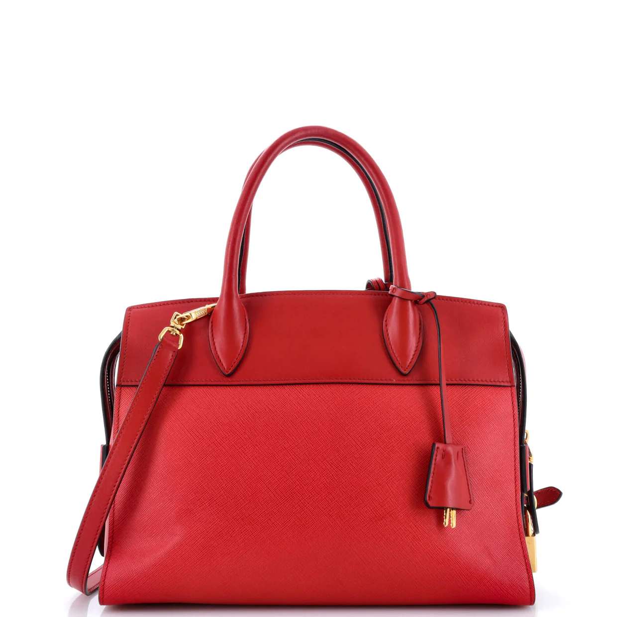Esplanade Tote Saffiano with City Calf Medium - Deep Luxury