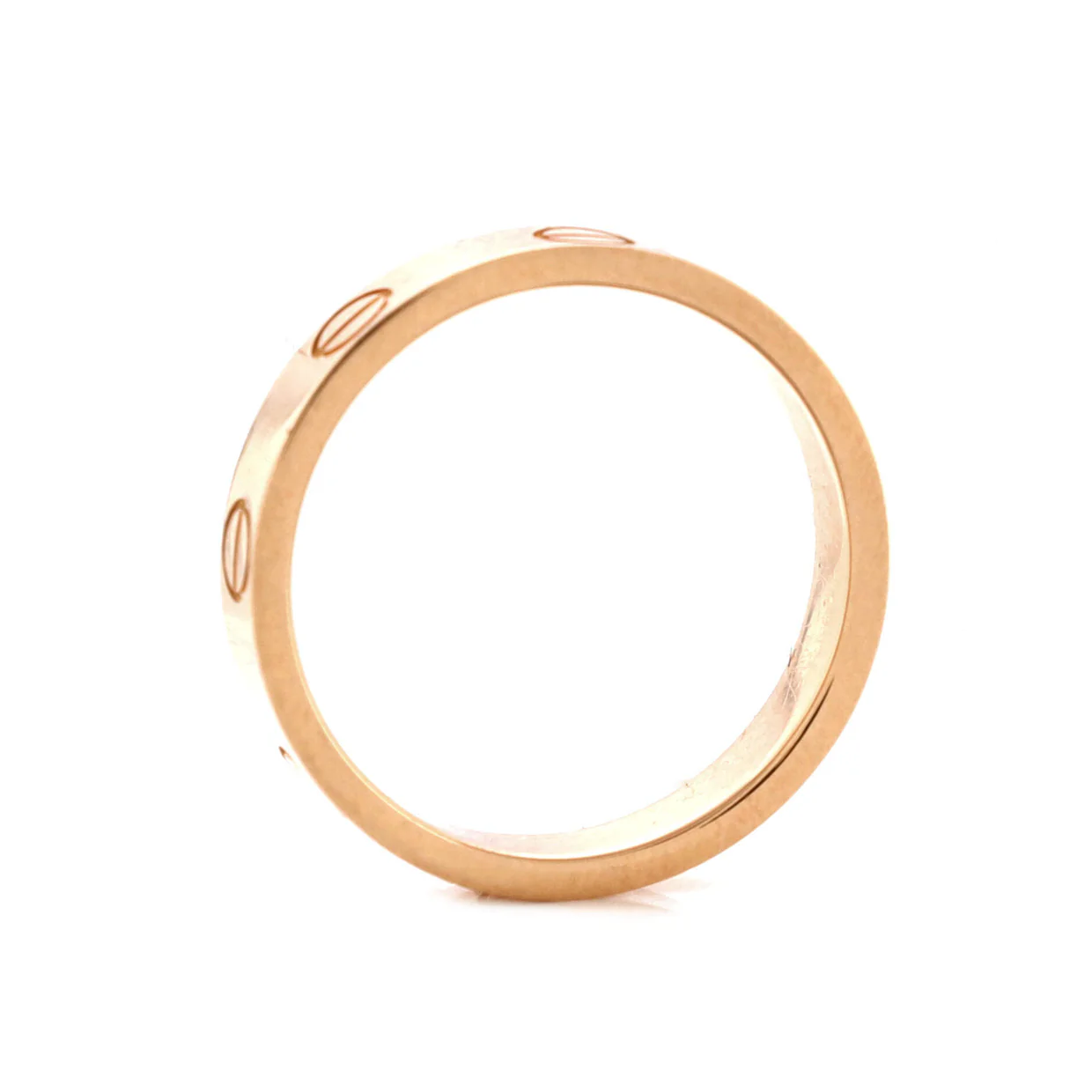 Love Wedding Band Ring 18K Rose Gold - Deep Luxury
