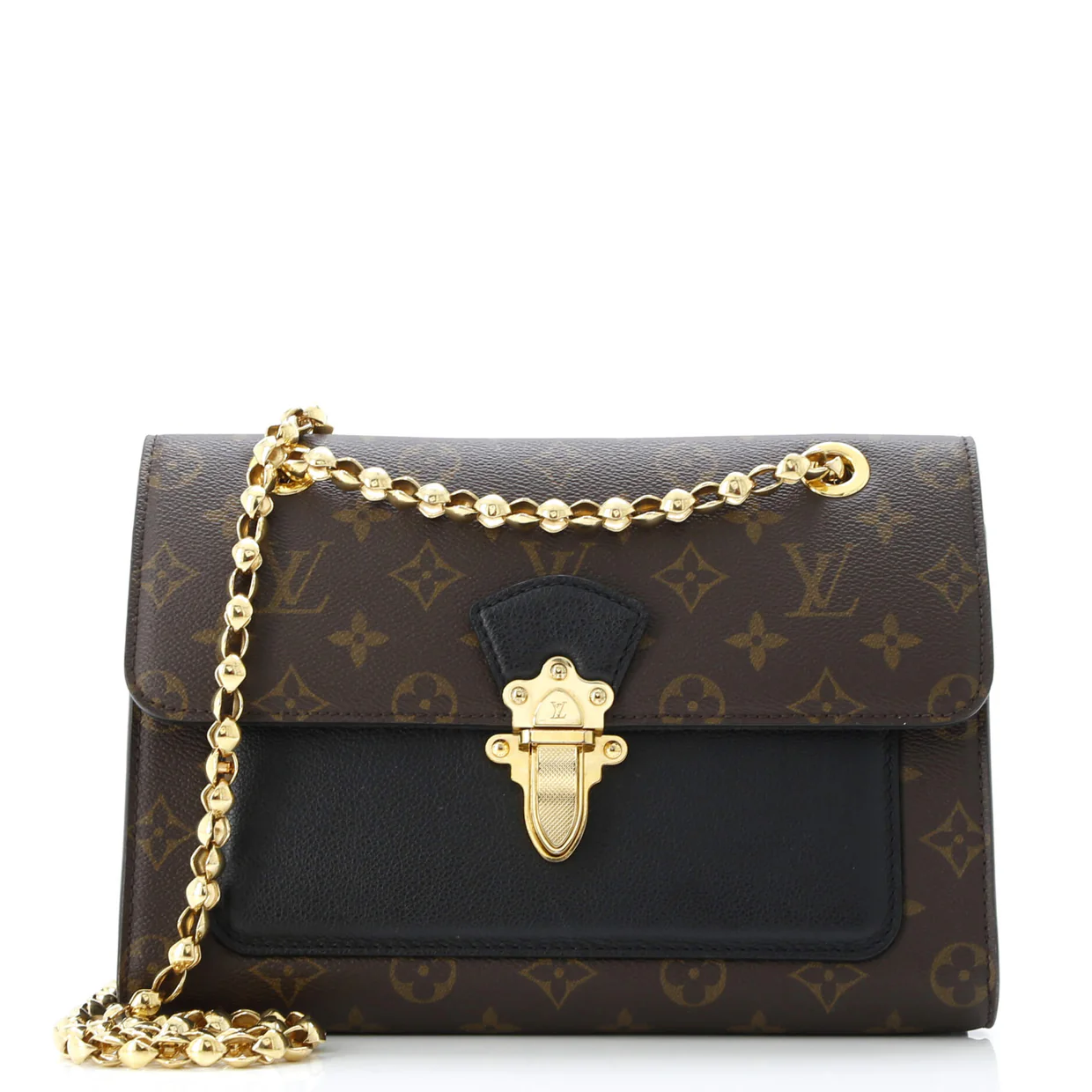 Victoire Handbag Monogram Canvas and Leather - Deep Luxury