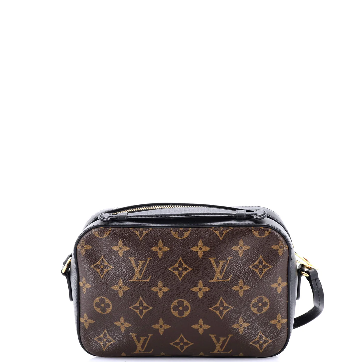 Saintonge Handbag Monogram Canvas with Leather - Deep Luxury